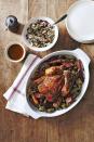 <p>This chicken recipe will also work great with a smaller, 8-9 pound turkey. If you like crispy skin, you can just broil it for 10-15 minutes in the oven right at the end.</p><p><strong><a href="https://www.countryliving.com/food-drinks/recipes/a5689/herbed-chicken-beets-brussels-recipe-clx1014/" rel="nofollow noopener" target="_blank" data-ylk="slk:Get the recipe;elm:context_link;itc:0;sec:content-canvas" class="link ">Get the recipe</a>.</strong><br></p><p><strong><strong><a class="link " href="https://www.amazon.com/Hamilton-Beach-33195-Extra-Large-Capacity/dp/B07DKXNW2M/?tag=syn-yahoo-20&ascsubtag=%5Bartid%7C10050.g.2756%5Bsrc%7Cyahoo-us" rel="nofollow noopener" target="_blank" data-ylk="slk:SHOP EXTRA LARGE SLOW COOKERS;elm:context_link;itc:0;sec:content-canvas">SHOP EXTRA LARGE SLOW COOKERS</a></strong><br></strong></p>