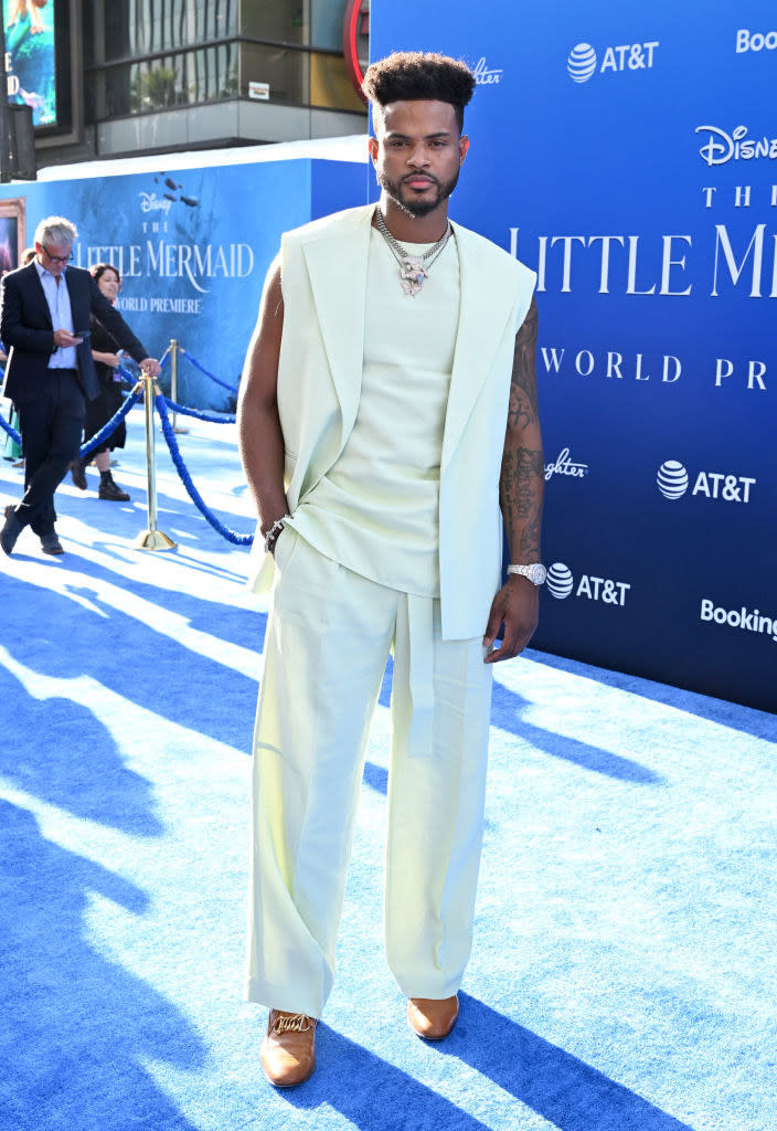 Trevor Jackson at "The Little Mermaid" premiere