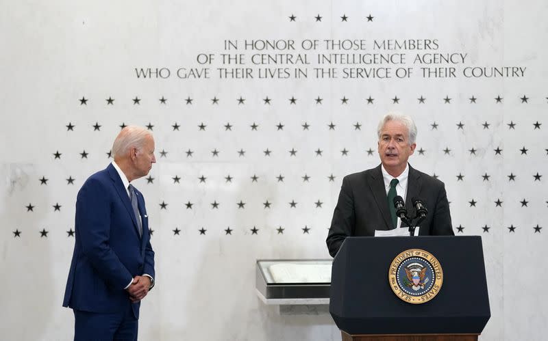 Biden visits CIA headquarters in Langley, Virginia