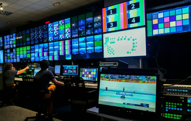 More than 7,000 technicians work in the International Broadcast Center to deliver footage from the Games filmed by 1,200 camera operators