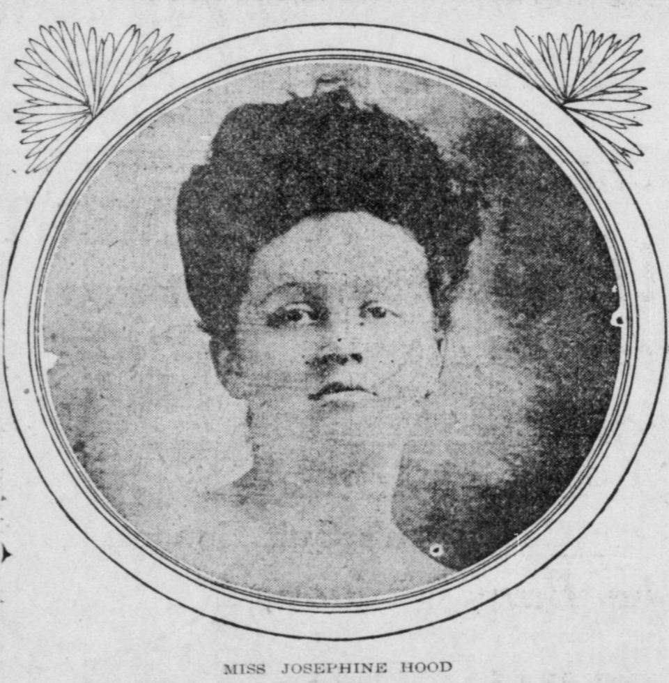 Josephine Hood, pictured in The York Daily on March 3, 1909.