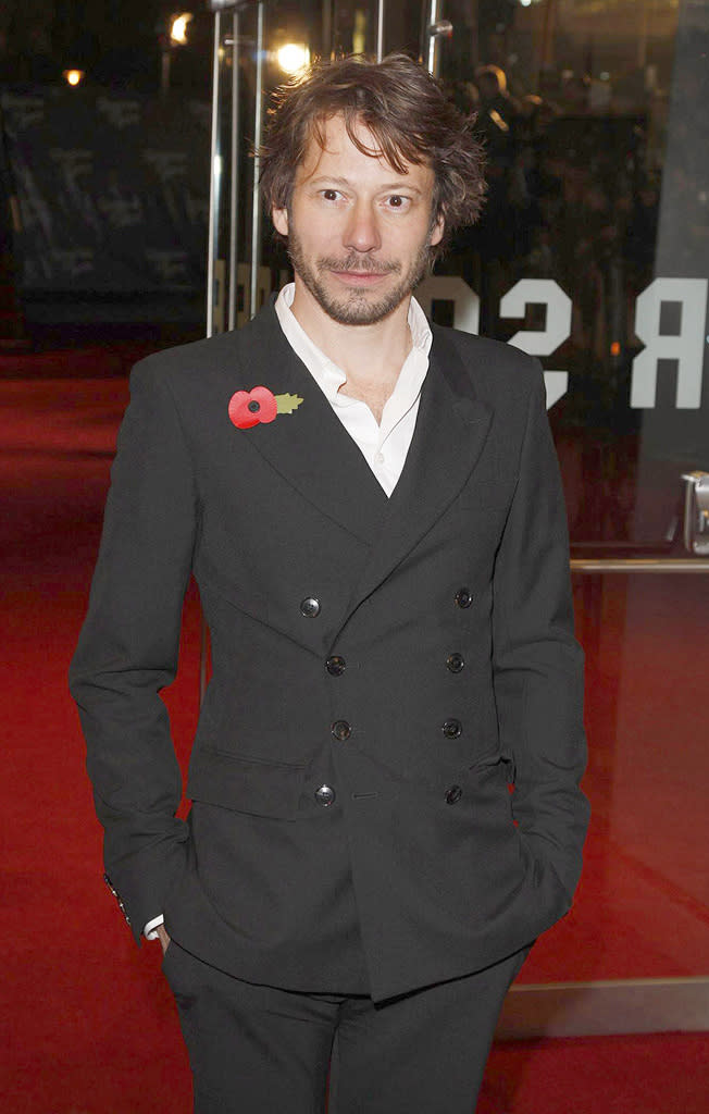 Quantum of Solace UK premiere 2008 Mathieu Amalric