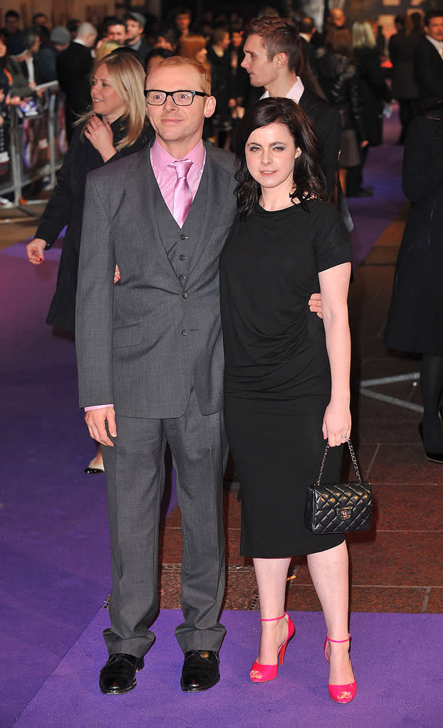 Paul UK premiere 2011 Simon Pegg Maureen Pegg