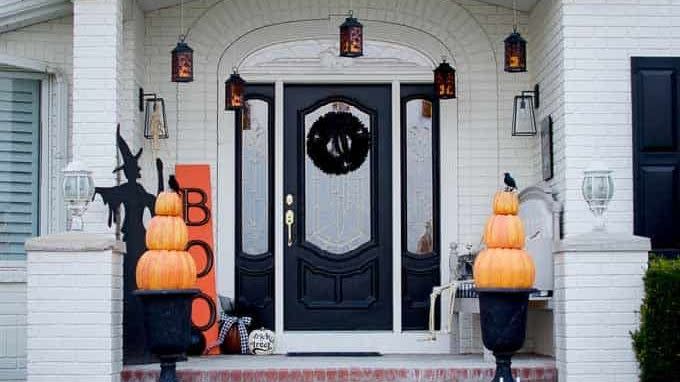 halloween porch decorations