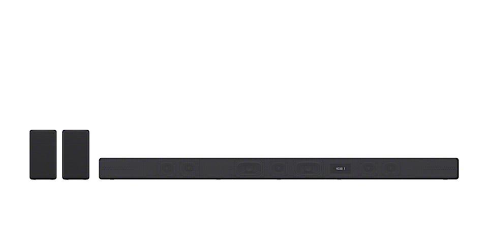 <p>Sony HT-A7000 soundbar, SA-SW5 subwoofer, SA-SW3 subwoofer and SA-RS3S speakers.</p>
