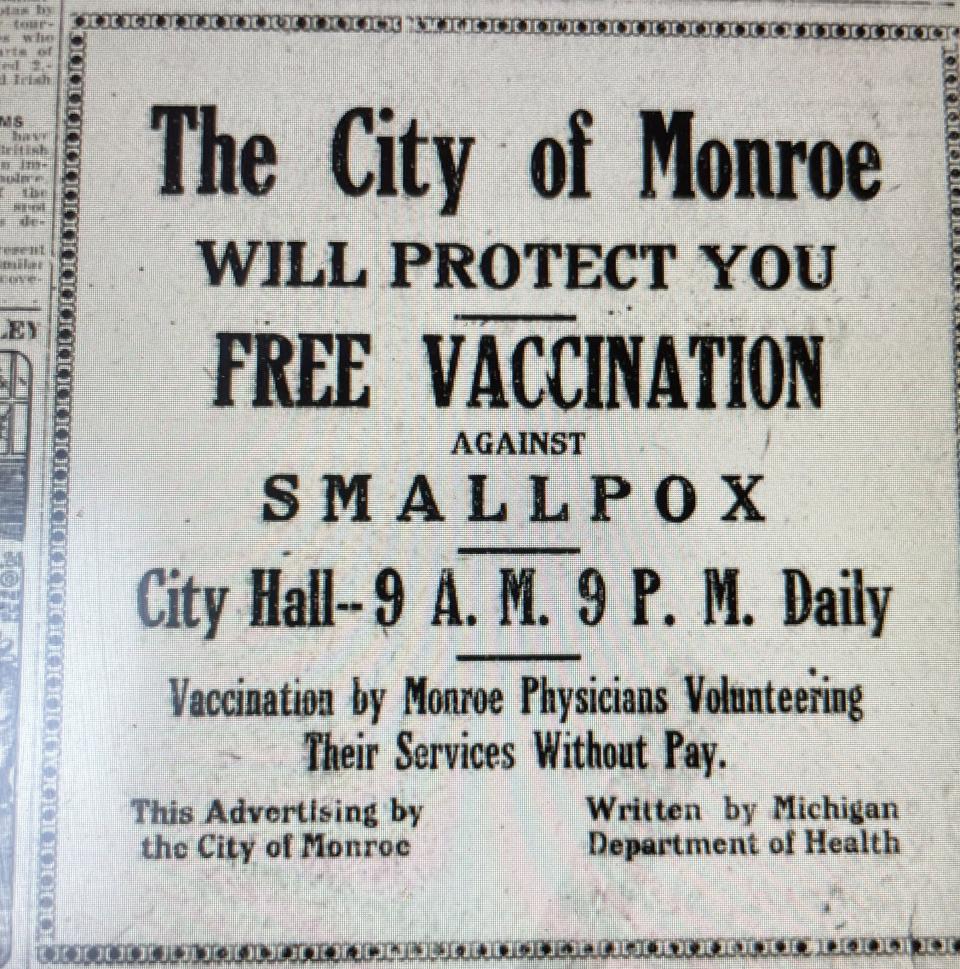 Ad from January, 1923.
