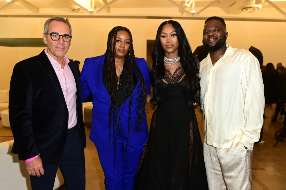 Monte Lipman, Chairman and CEO, Republic Records, LaTrice Burnette, Executive Vice President, Def Jam Recordings  Muni Long and Tunji Balogun, Chairman and CEO, Def Jam Recordings