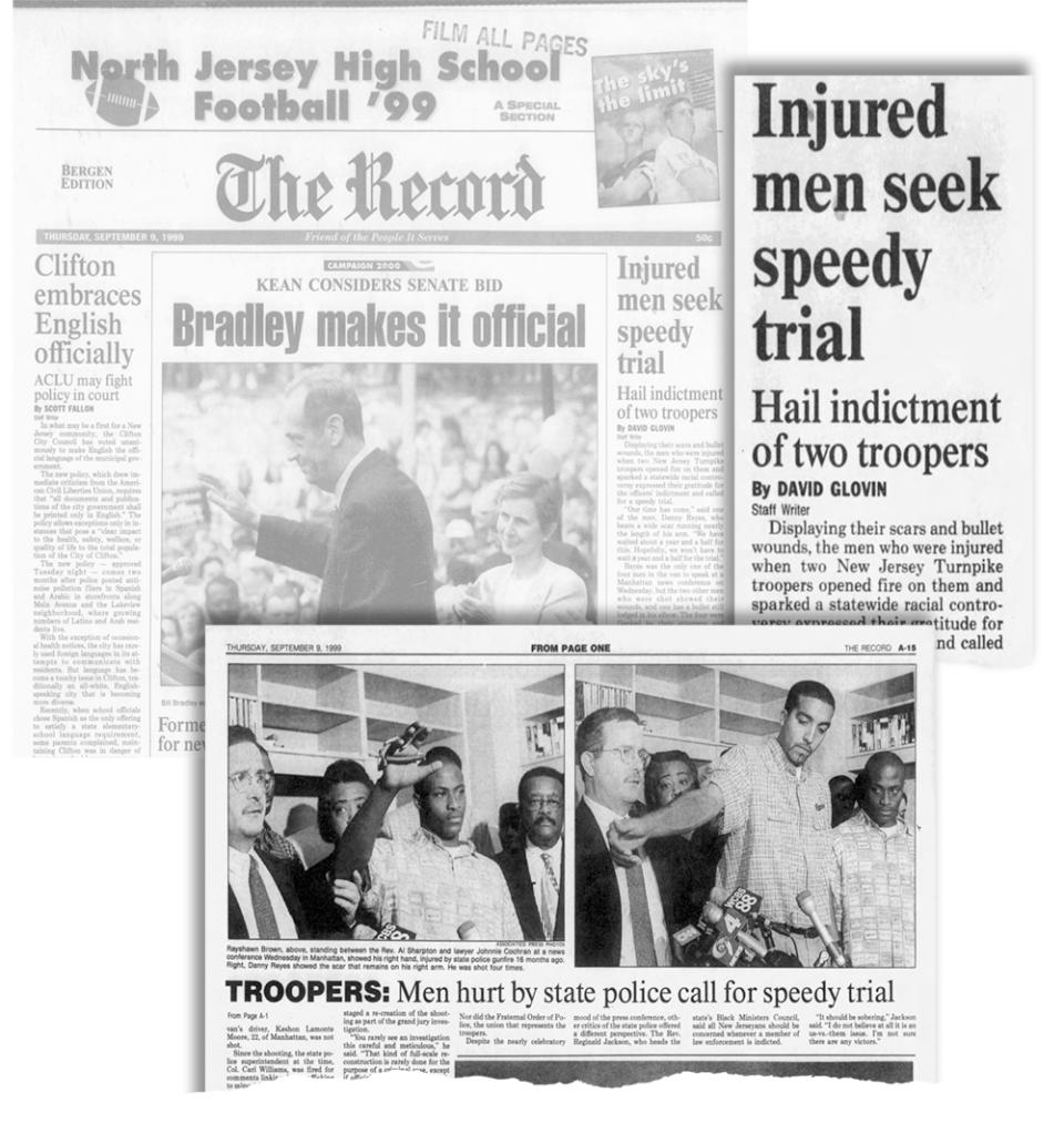 The Record's coverage of the indictment of the troopers involved in the Jersey Four shooting.