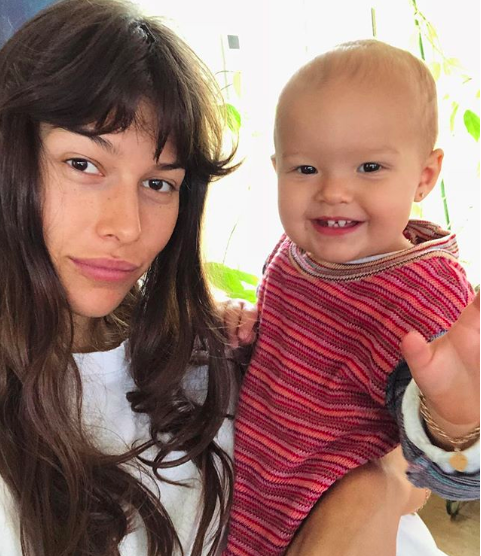 Helena with little River. Photo: Instagram/helena.vestergaard