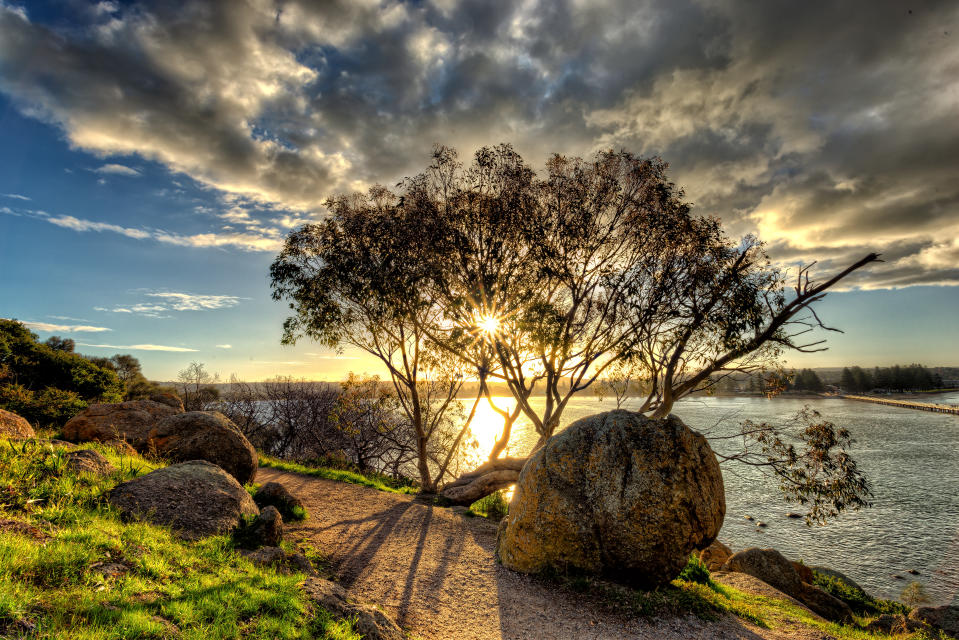 Granite Island Nature Park view to Victor Habor