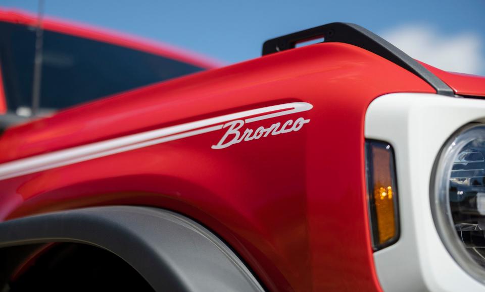 The Ford Bronco Heritage Edition.