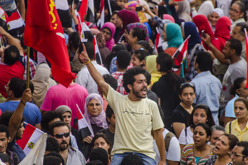 <span class="caption">The Arab Spring has given way to conservative values.</span> <span class="attribution"><a class="link " href="https://www.shutterstock.com/image-photo/egyptian-activist-protesting-against-morsy-alexandria-431079961?src=_VB79HKGBTomrhktasVKhQ-1-3" rel="nofollow noopener" target="_blank" data-ylk="slk:Shutterstock;elm:context_link;itc:0;sec:content-canvas">Shutterstock</a></span>