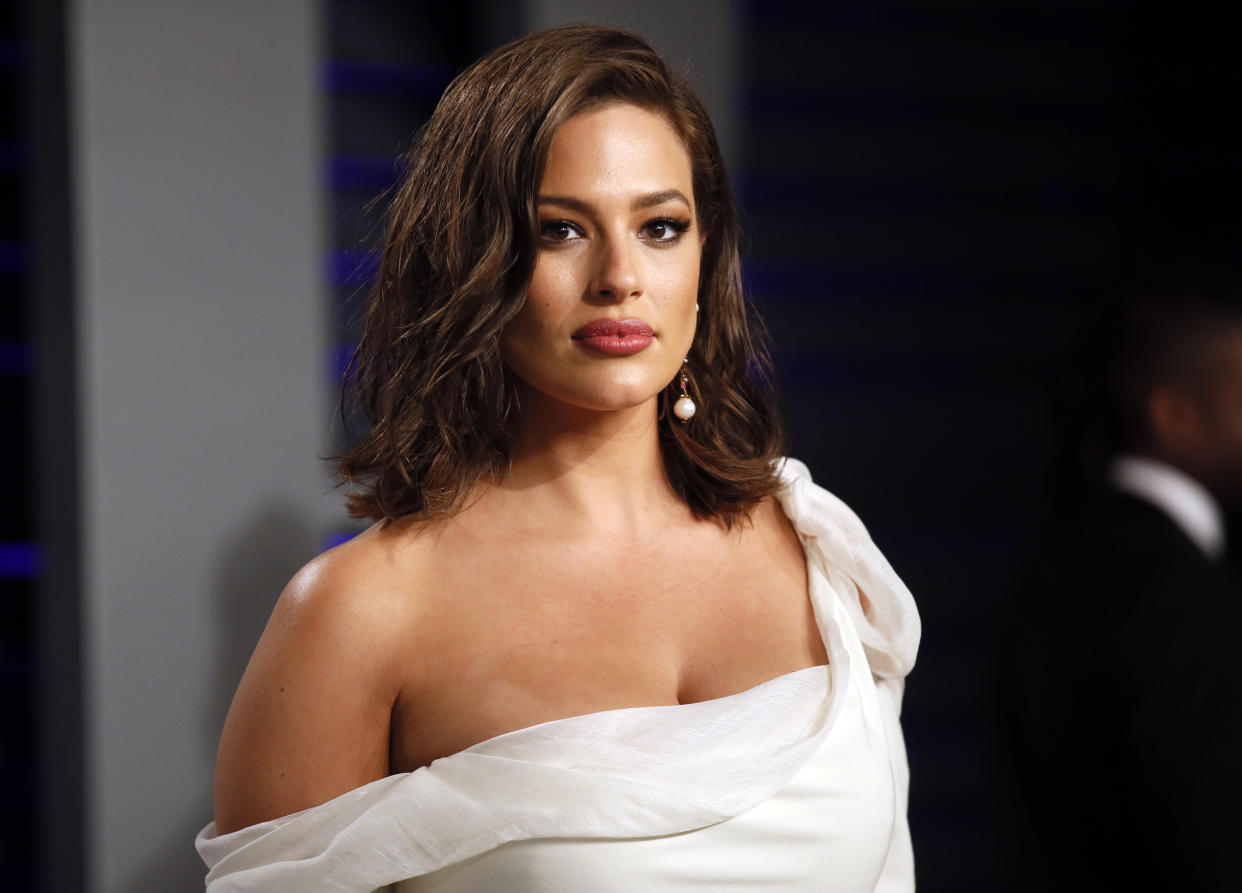 Ashley Graham (pictured in 2019) shared a nude photo while pregnant with twin boys. (Photo: REUTERS/Danny Moloshok)
