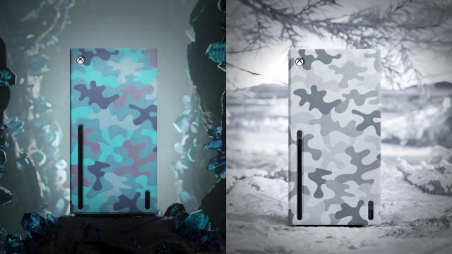 Official Xbox Series X console skins are coming soon, starting with  'Starfield' and camo options