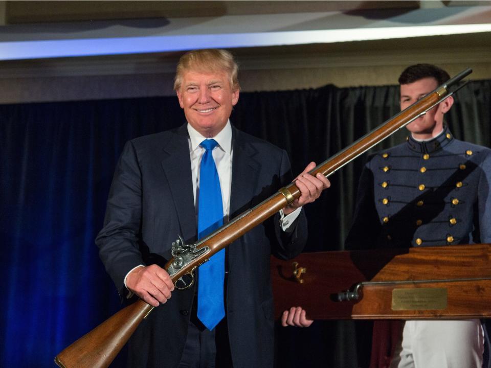 donald trump gun