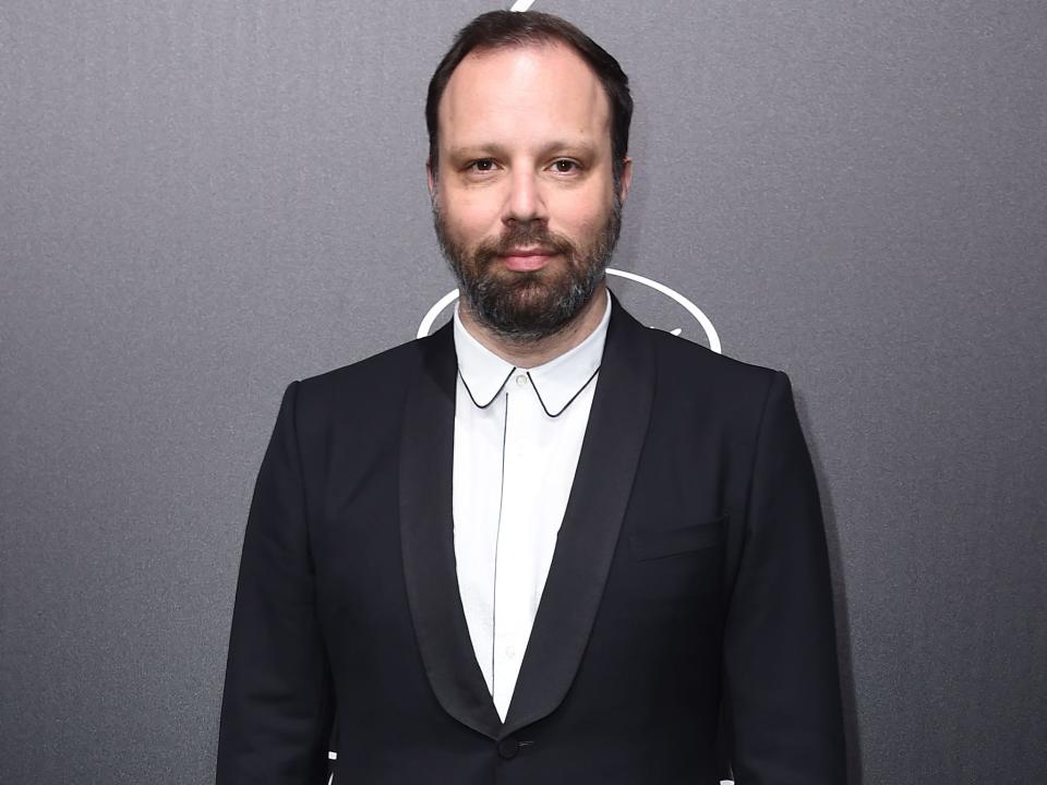 orgos Lanthimos attends the Official Trophee Chopard Dinner Photocall as part of the 72nd Cannes International Film Festival on May 20, 2019