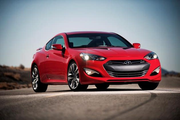 <b>2013 TOP PICK</b>: <b><a href="http://ca.autos.yahoo.com/newcars/hyundai/genesis/2013/model_overview/" data-ylk="slk:Hyundai Genesis;elm:context_link;itc:0;sec:content-canvas" class="link ">Hyundai Genesis</a></b> <br> <b>BEST FOR</b>: Baby boomers with an appreciation for understated (and underpriced) luxury<br> <b>STARTING PRICE</b>: $35,050<br> <b>AVG. FUEL ECONOMY</b>: 10.7L/100KM<br> <b>BUZZ</b>: Hyundai’s polished executive sedan easily rivals the Mercedes-Benz E-Class and Audi A6 in styling, performance and perks (optional heated back seats!) — for more than $10,000 less. Year-to-date sales have risen 7% since 2011, but the model is due for a refresh, which may spell haggling room. <br><br><b>WATCH FOR YEAR-END SALES ON</b><br><a href="http://ca.autos.yahoo.com/newcars/hyundai/sonata_hybrid/2012/model_overview/" data-ylk="slk:2012 Sonata Hybrid;elm:context_link;itc:0;sec:content-canvas" class="link ">2012 Sonata Hybrid</a> | <a href="http://ca.autos.yahoo.com/newcars/hyundai/santa_fe/2012/model_overview/" data-ylk="slk:2012 Santa Fe;elm:context_link;itc:0;sec:content-canvas" class="link ">2012 Santa Fe</a> | <a href="http://ca.autos.yahoo.com/newcars/hyundai/veracruz/2012/model_overview/" data-ylk="slk:2012 Veracruz;elm:context_link;itc:0;sec:content-canvas" class="link ">2012 Veracruz</a> | <a href="http://ca.autos.yahoo.com/newcars/hyundai/accent/2011/model_overview/" data-ylk="slk:2011 Accent;elm:context_link;itc:0;sec:content-canvas" class="link ">2011 Accent</a>