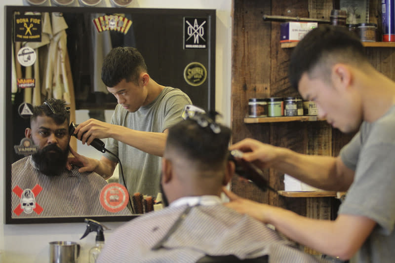 Yesterday, the government announced that barbers, hairdressers and personal grooming businesses would be allowed to resume business from June 10. — Picture by Yusof Mat Isa