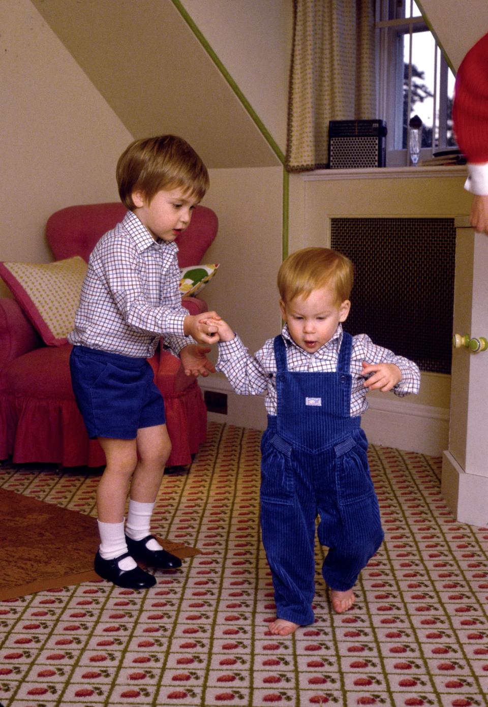 prince harry first steps