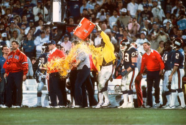 Focus on Sport/Getty 1987 Super Bowl Gatorade color