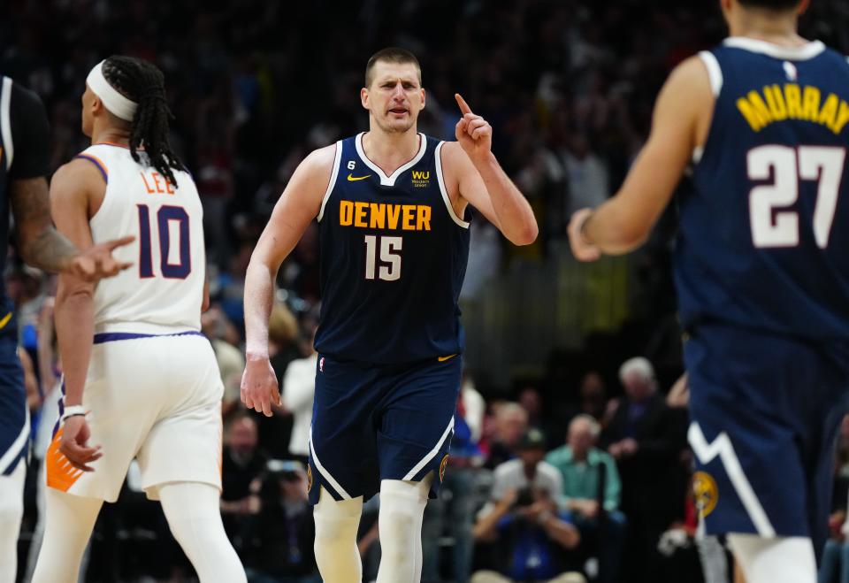 Nikola Jokic, Denver Nuggets take 20 lead over Phoenix Suns