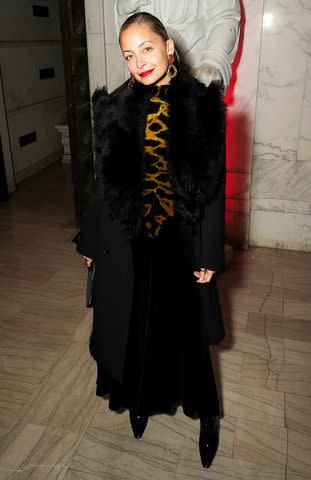 <p>Gonzalo Marroquin/Getty</p> Nicole Richie attends a Día de los Muertos celebration in Hollywood.
