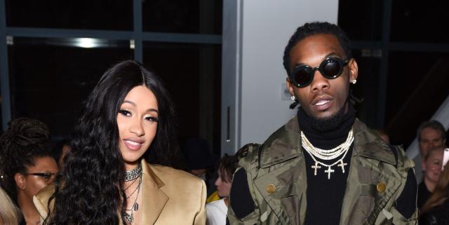 Cardi B and Offset at the 2023 Vanity Fair Oscars Party