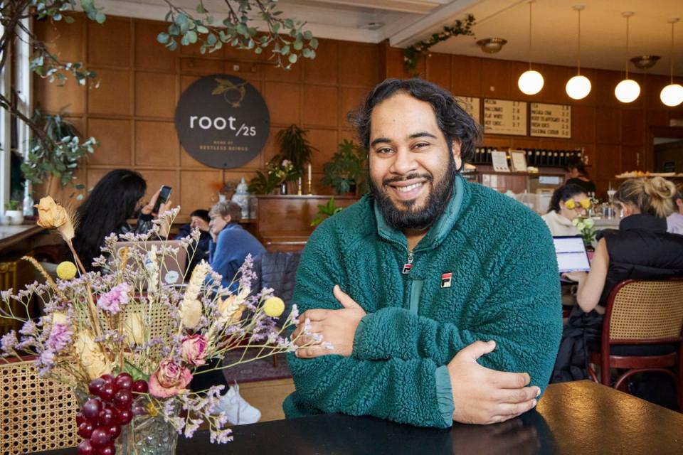 Mabrur Ahmed runs non-for-profit cafe and community space Root/25 (Matt Writtle)