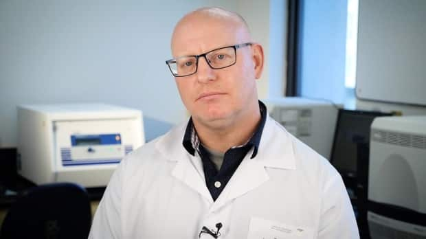 Charles Heinstein is the manager of the primary microbiology lab for the central zone. (David Blomme/NSHA - image credit)