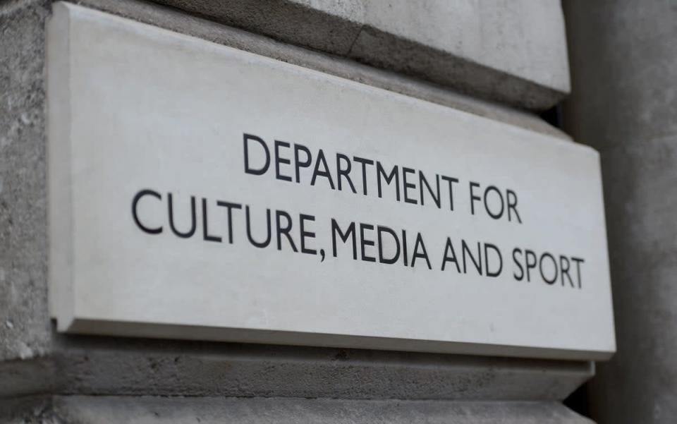 A view of signage for the Department for Culture, Media &amp; Sport in Westminster, London. (PA Archive)