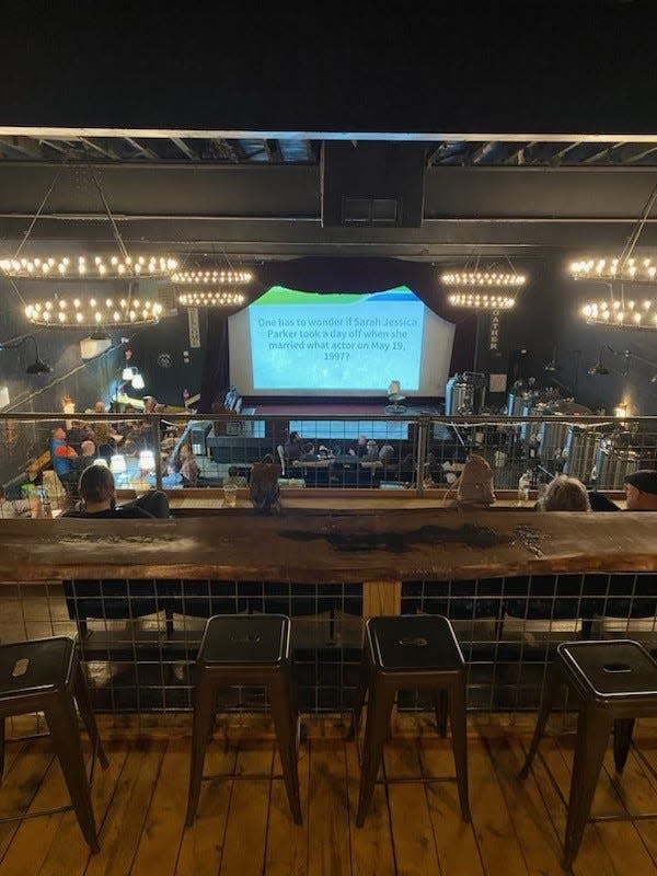 Mars Theatre Brewing Company in Mars Hill hosts a number of events throughout the week, including trivia night.