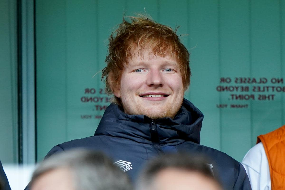 Ed Sheeran will not be at Portman Road todat <i>(Image: PA)</i>