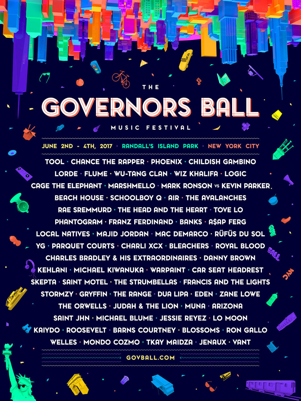 16) Governors Ball