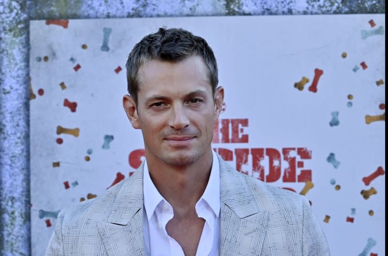 Joel Kinnaman plays a father out for revenge in "Silent Night." File Photo by Jim Ruymen/UPI