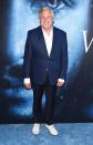 <p>The actor who plays Varys looked unrecognisable in a navy suit and white shoes. (Photo: Rex) </p>