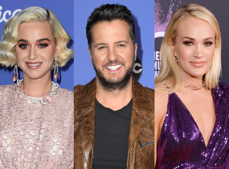 Katy Perry, Luke Bryan, Carrie Underwood