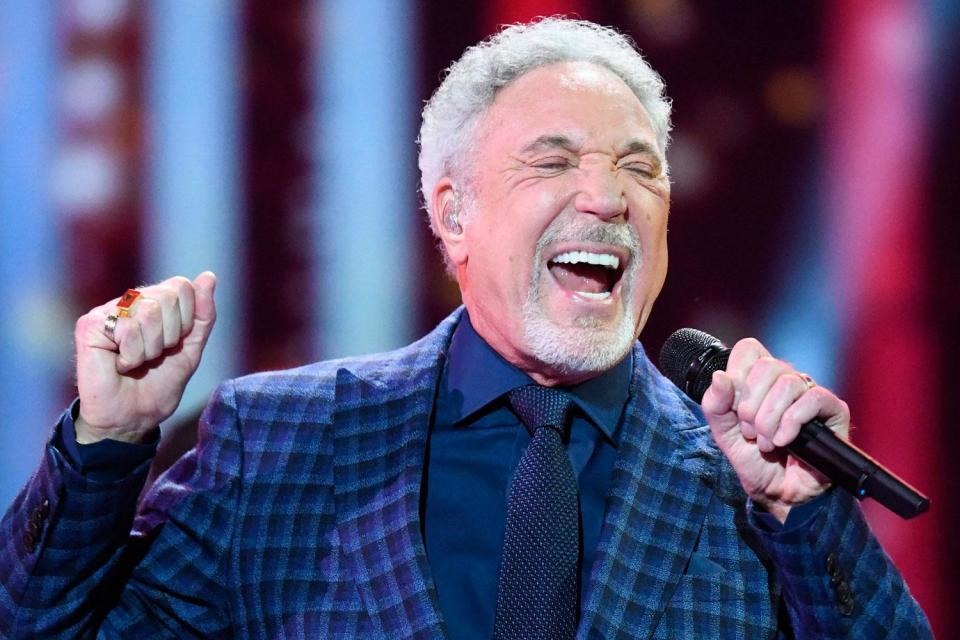 Cancelled: Sir Tom Jones has pulled two more tour dates from his schedule as he remains in hospital: ANDREW PARSONS/AFP/Getty Images