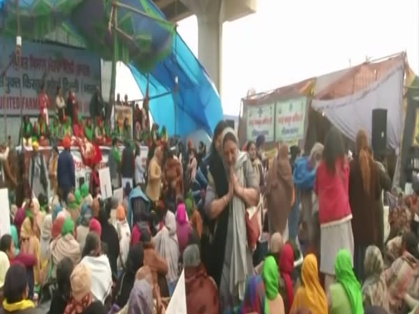 Women Farmers' Day celebrations at Tikri border