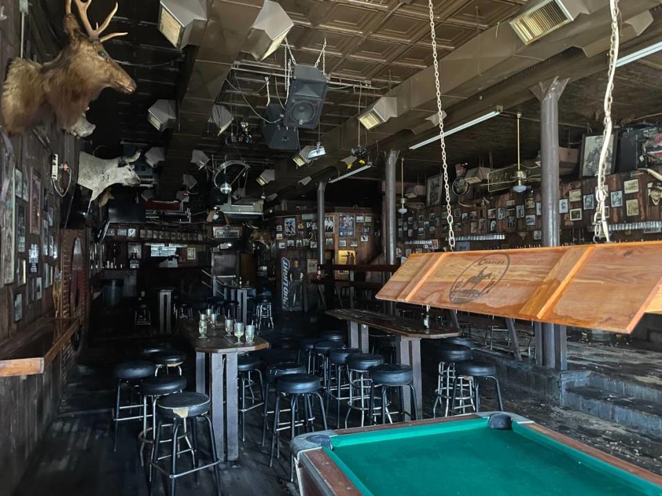 A fire at the local staple Cantina Cadillac bar in Fort Worth’s Historic Stockyards left the building with extensive damage, but many unique pieces of cowboy history housed in the bar were spared destruction Saturday night and owner Jay Hester said it’s nothing that can’t be repaired. James Hartley/jhartley@star-telegram.com