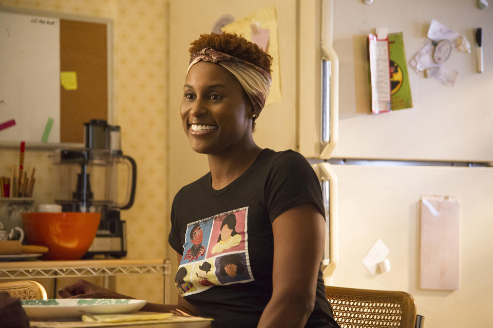 <p>Issa Rae instantly changed the complexion of HBO’s comedy lineup with her terrific relationship series, <i>Insecure</i>. Sadly, she was overlooked in both the acting and writing categories, which deprived the soon-to-debut Season 2 of an always-helpful Emmy bump. <i>— EA</i><br><br>(Photo: HBO) </p>