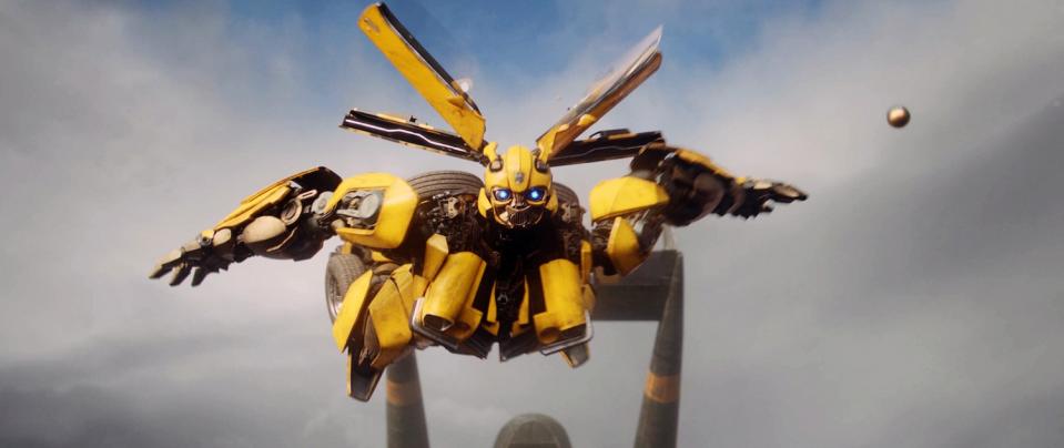 TRANSFORMERS: RISE OF THE BEASTS, Bumblebee, 2023. © Paramount Pictures / courtesy Everett Collection