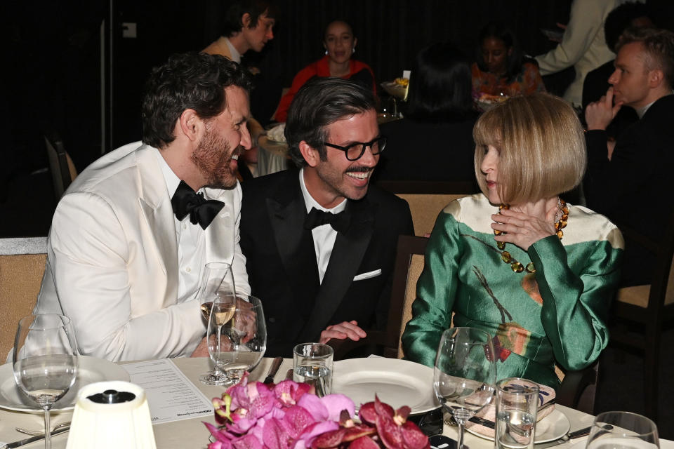 Édgar Ramirez, Will Welch and Anna Wintour