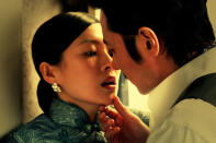 "Dangerous Liaisons"<br> As war looms in Shanghai, glamorous libertine Mo Jietu (Cecilia Cheung) runs into playboy Xie Yifan (Dong-gun Jang), an ex-boyfriend who's never stopped loving her. She persuades him to play a treacherous game: Xie must seduce the innocent and naïve Du Fenyu (Zhang Ziyi) and then dump her. But the game becomes increasingly dangerous as Xie falls in love with Du, leading them all to tragic and shocking consequences.