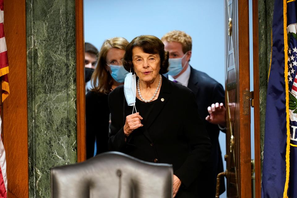 Senator Dianne Feinstein has announced she will not seek a chair position within the Senate Judiciary Committee (AP)