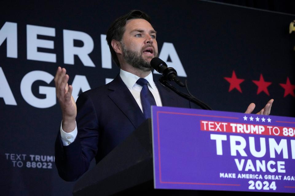 Ohio Sen. JD Vance formally accepted his nomination to be Donald Trump's running mate Wednesday night.