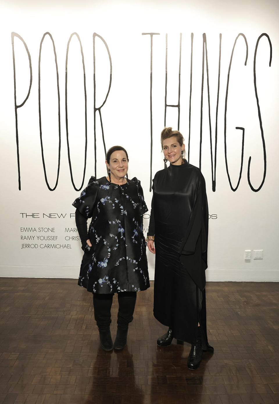 Arianne Phillips and Holly Waddington attend a ‘POOR THINGS’ Costume Exhibit at FIDM hosted by Searchlight Pictures in Los Angeles on Nov 30, 2023