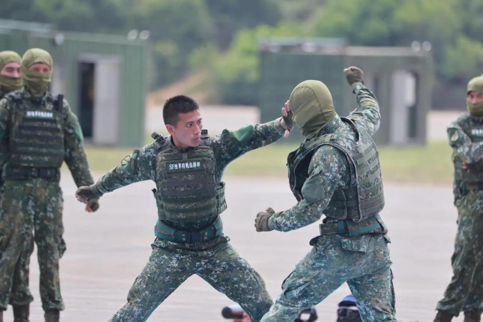 陸軍特戰指揮部戰技操演（圖／國防部）