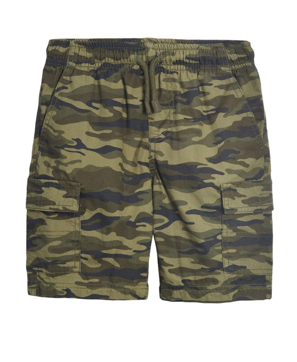 Big Boys Camo Cargo Shorts