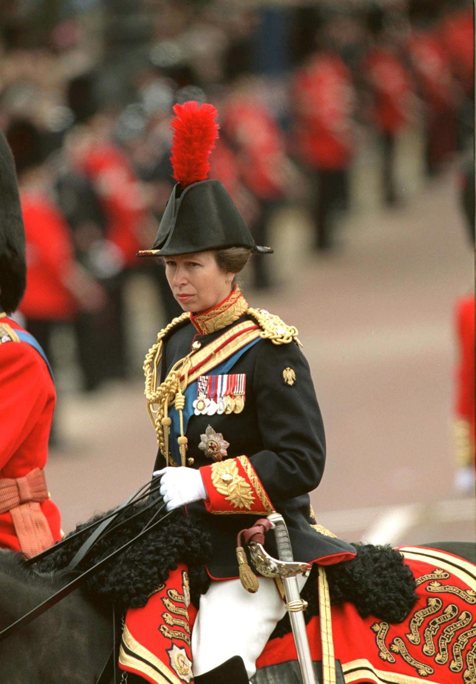 1999 was the first year Princess Anne took part in a Trooping The Colour procession.