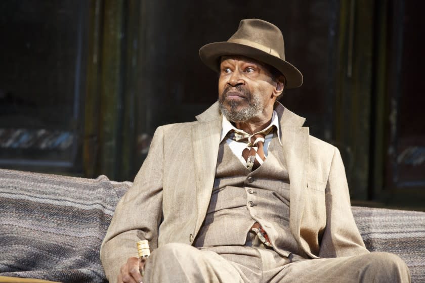 Anthony Chisholm in the Manhattan Theatre Club production of August Wilson's "Jitney." Directed by Ruben Santiago-Hudson, "Jitney" will play at the Mark Taper Forum November 22 through December 29, 2019. For tickets and information, please visit CenterTheatreGroup.org or call (213) 628-2772. Media Contact: CTGMedia@CTGLA.org / (213) 972-7376. Photo by Joan Marcus.